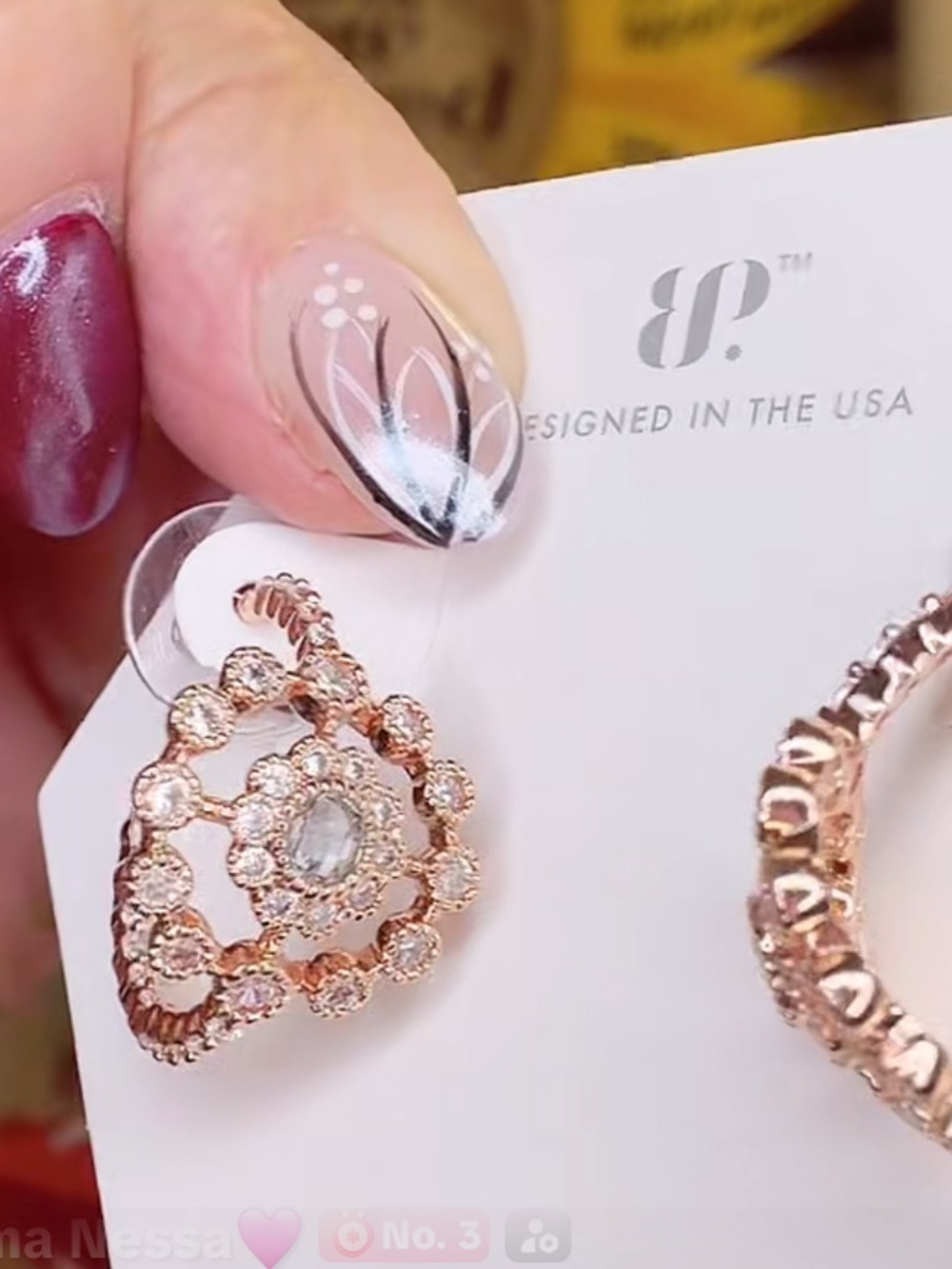 Bomb party rose gold hoops new